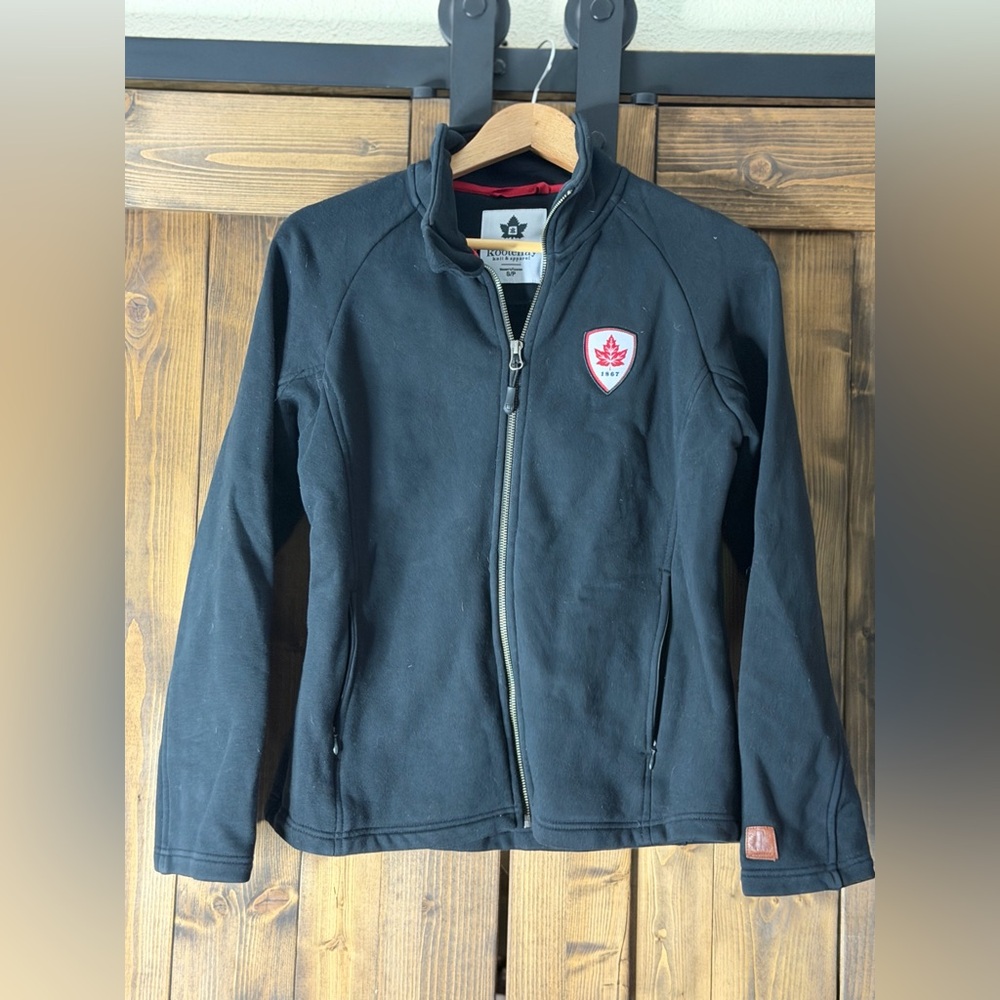 Women's Black Ski Jacket with Logo